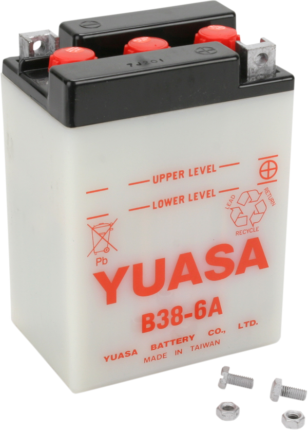 12V Battery / Accu B38-6A(DC) - YUASA - A-Quality