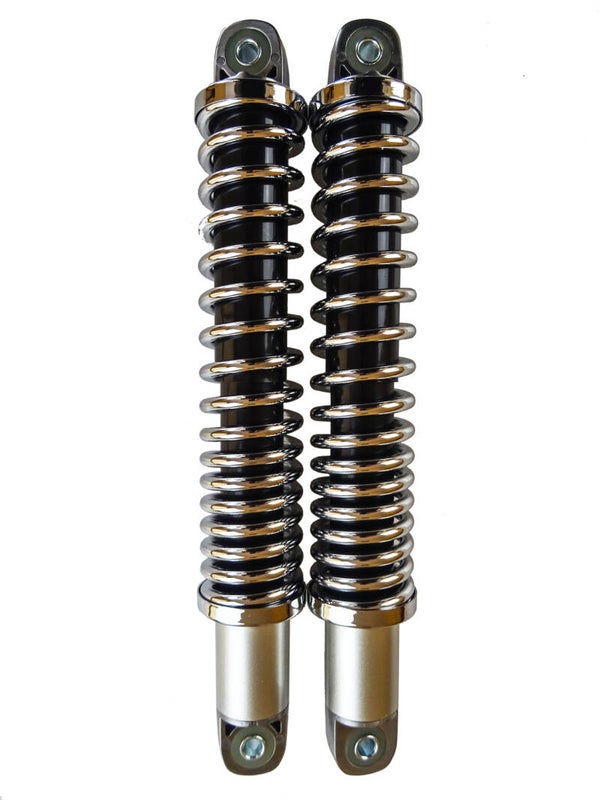 Zundapp Rear Shocks Original Model - Chrome - 517/529/530