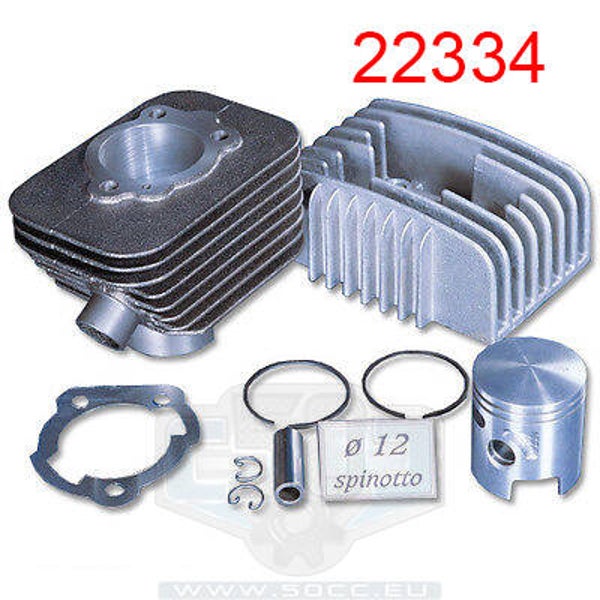 Vespa Cilinder Kit  12mm (43mm / 60cc) (Ciao  Gilera Citta )