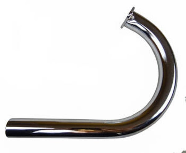 Zundapp Exhaust Pipe - Uitlaatbocht - 30mm - Met flens aansluiting - 510-22.