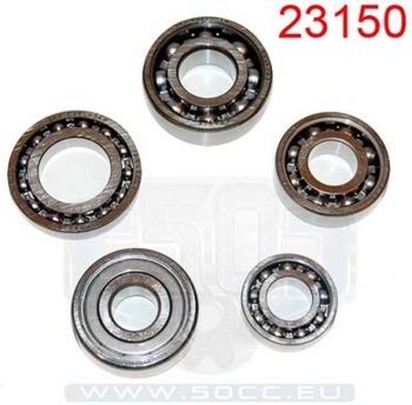 Zundapp Engine Bearing 4 gears SKF- Motor Lager Set Zundapp SKF - A-Quality