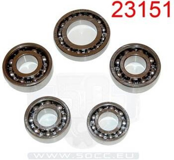 Zundapp Bearing Set Engine - Motor Lager Set - 3V - A-Quality