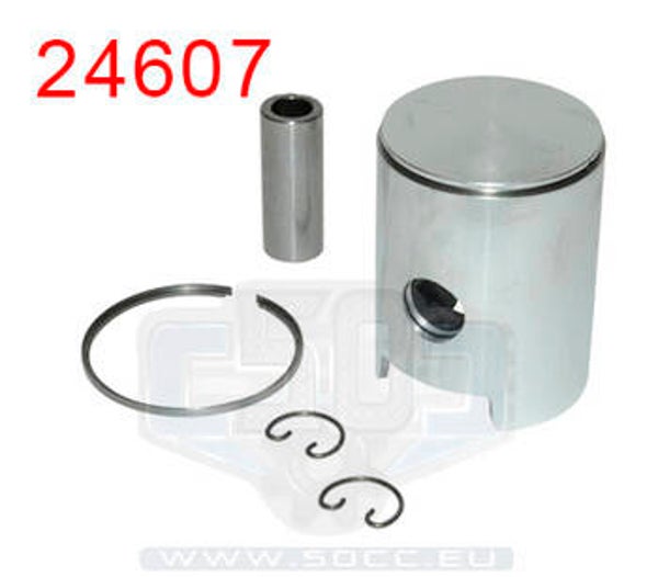 Zundapp Piston Kit - 39mm 50cc - Size A - MAHLE Replica - Zuiger - L Ring