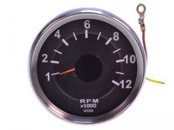 VDO Style Tachometer - Toerenteller - 12000 RPM - 80mm - Kreidler/Puch/Zundapp - 27.78.87e