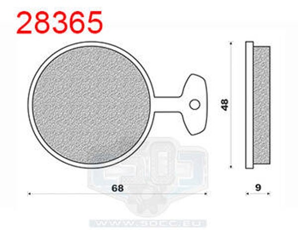 Yamaha Brake Pads / Remblok Set - RD LC - NEWFREN - A-Quality