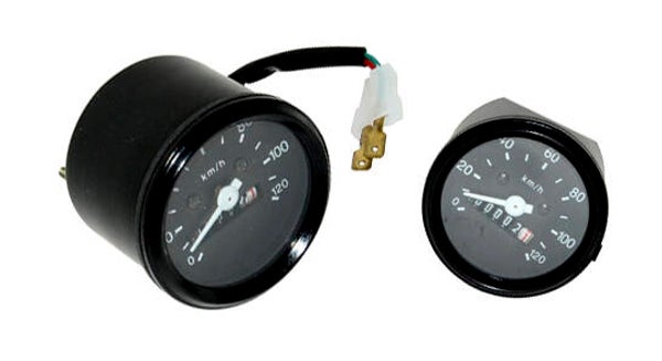 Speedometer - Kilometertellerklok - 120Km/h - 60mm - Honda/Kreidler/Puch/Sachs/Zundapp