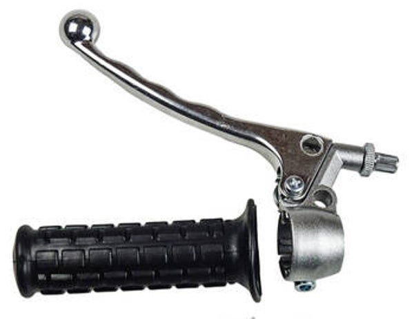 Zundapp Handle - Hendel Left Magura (Crescent) Grey