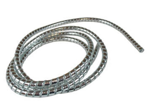 Cable Cover Sprial Chrome  1,5mtr