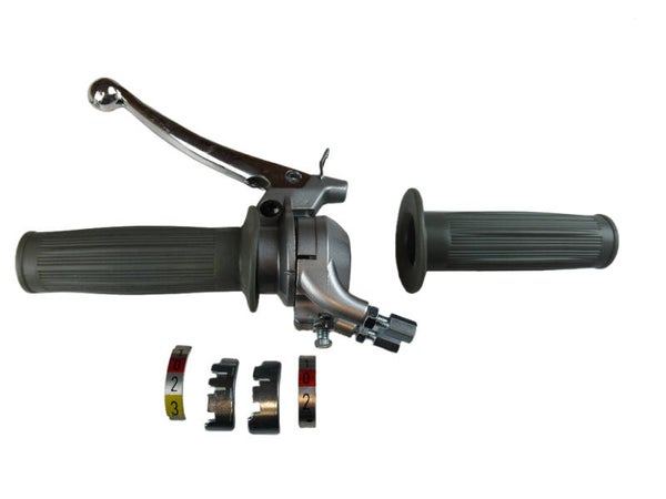 Gear Shift Handle Grey - Grey - 2/3 Gears  (Magura Replica)