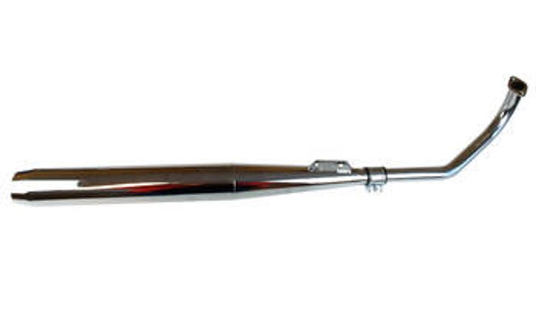 Puch Exhaust - Uitlaatdemper - 28mm - Open Flow - Monza