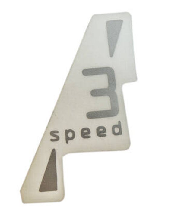 Zundapp Sticker "3 Speed" - Grey