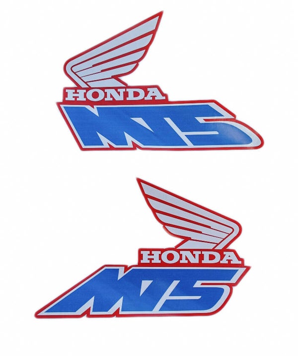 Honda Sticker Tank Set - MT50 - Blue/Red/White - 1990-1992