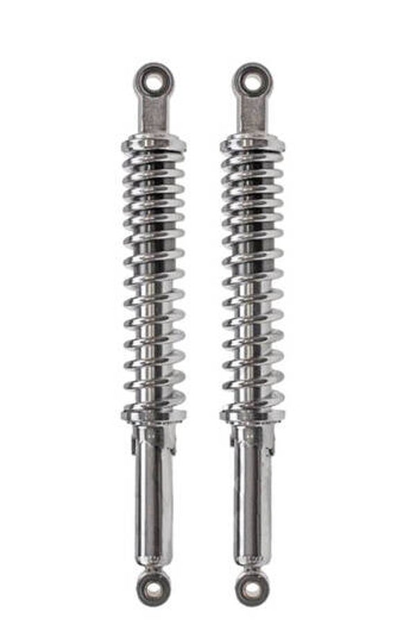 Honda Shock Absorbers - Schokdempers 395mm chrome MT50/80