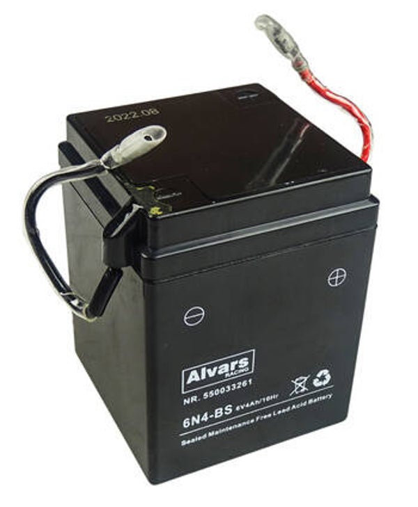 6V Battery / Accu 6N4BS - GEL - 70x66,5x92