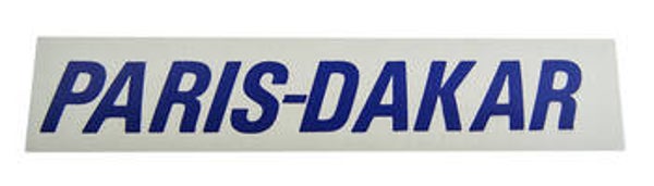 Honda Sticker - Paris Dakar - Blue