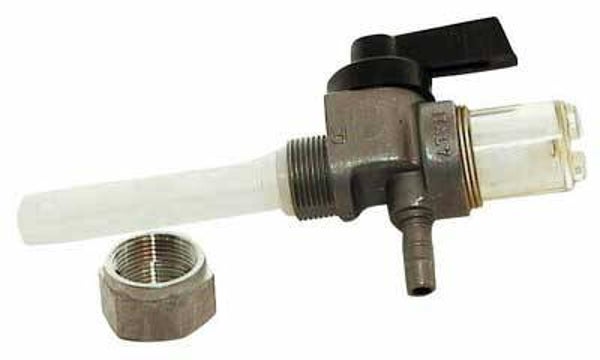 Fuel Cock - Benzinekraan - With Glas/Filter - M16 x 1 - A-Quality - Kreidler