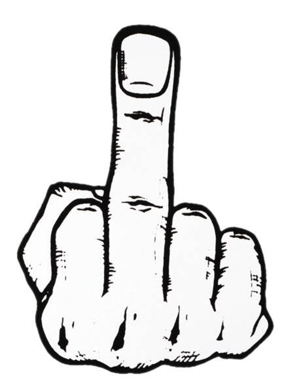 Sticker "The Finger"