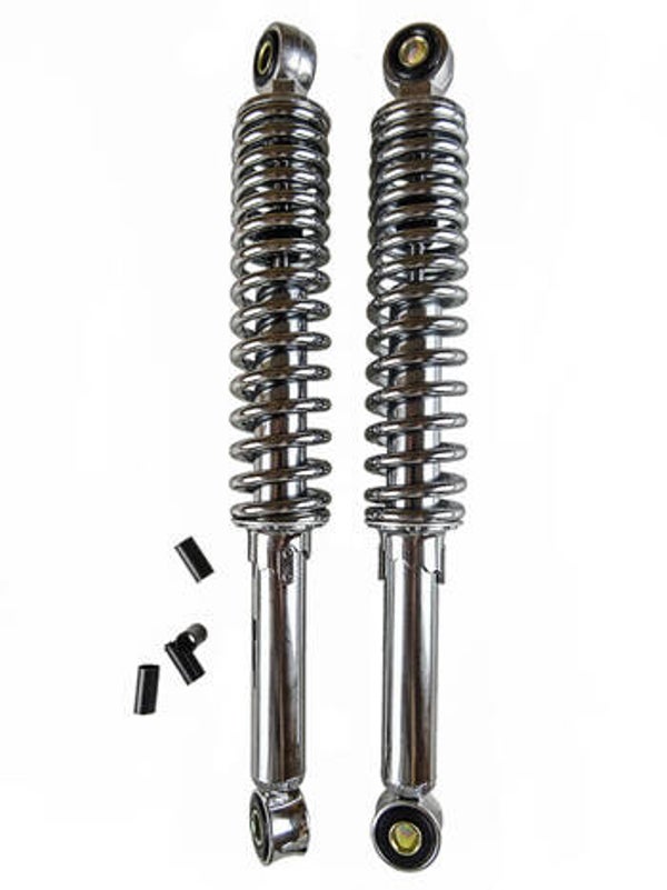 Puch Shock Absorbers - Schokdempers 340mm chrome
