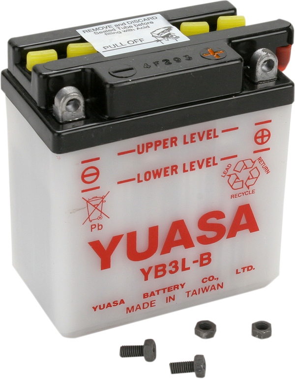 12V Battery / Accu YB3L-B(DC) - YUASA - A-Quality