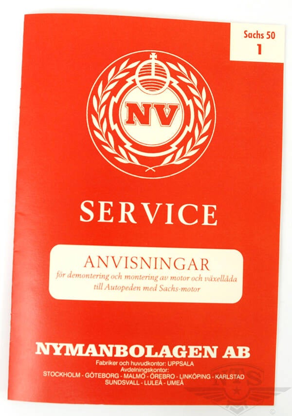 Service Manual - Werkplaatshandboek - Sachs - Swedish