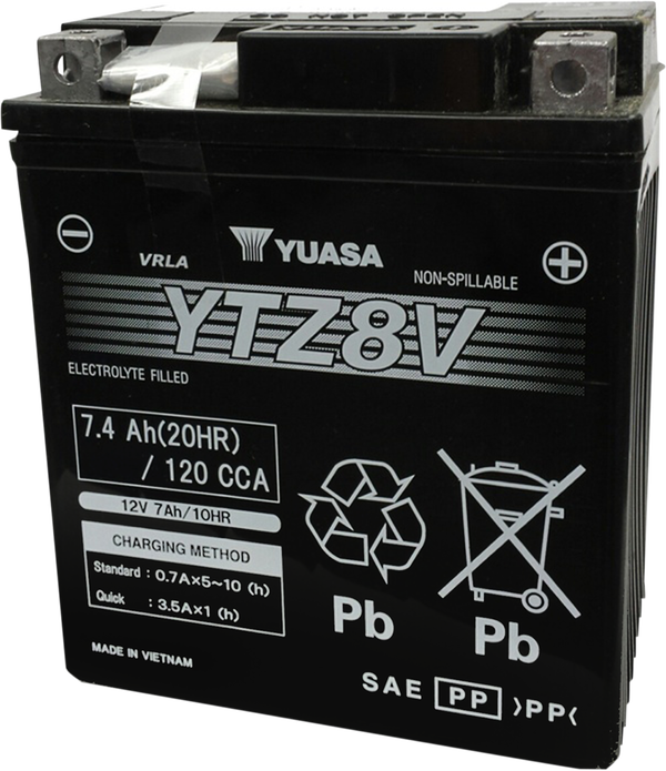 12V Battery / Accu YTZ8V - YUASA - A-Quality