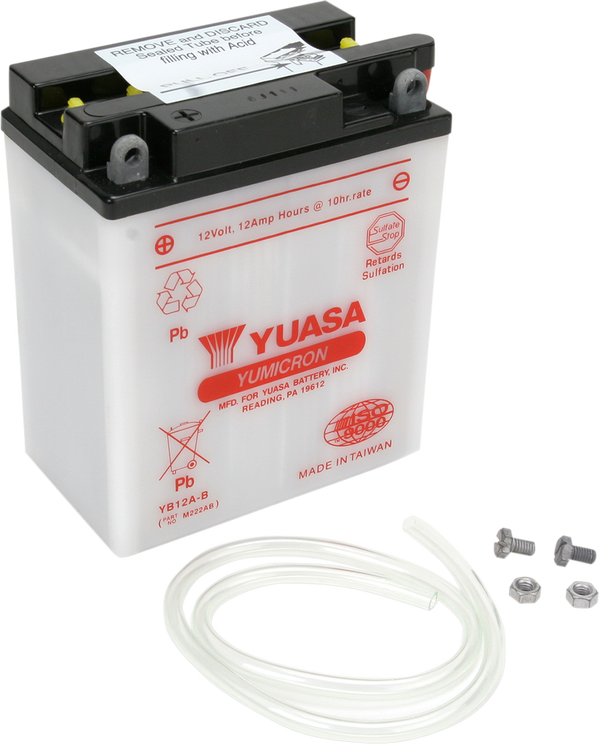 12V Battery / Accu YB12A-B(DC)- YUASA - A-Quality