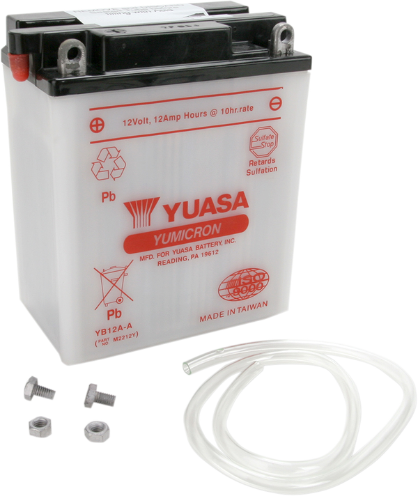 12V Battery / Accu YB12A-A(DC)- YUASA - A-Quality
