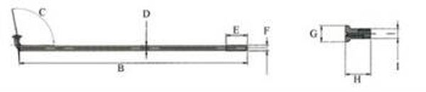 Spoke Set - Spakenset 189mmx2,9mm - Puch MV/MS 19