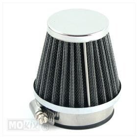 Powerfilter/Luchtfilter 54mm - Recht - Zwart - Type K&N