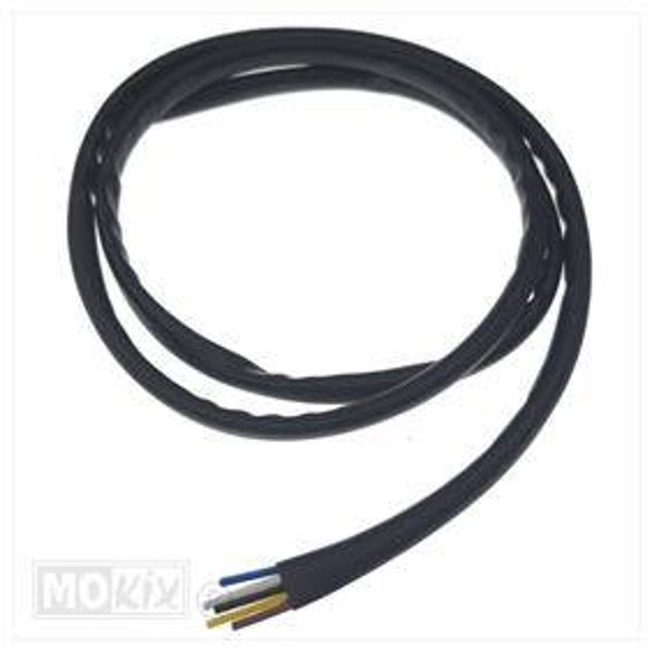 Wiring - Lichtsnoer - 5 x 0,5 - Black -  1 Mtr