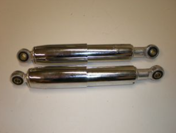 Suzuki Rear Shocks - Chrome - Closed Model