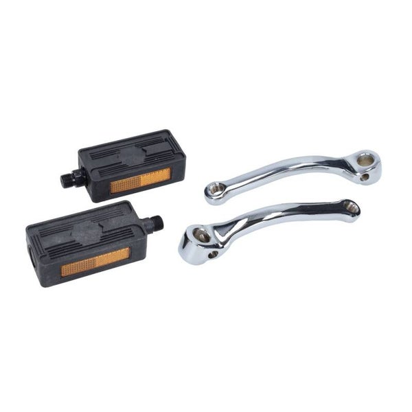 Crank Set met Pedalen - Blok - Hercules / Vespa / Universeel