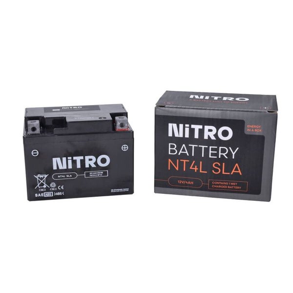 12V Battery / Accu NT4L-BS SLA / YTC4L-BS - GEL - 100x70x85
