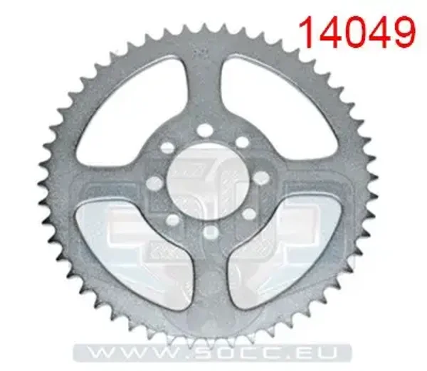 Suzuki Rear Sprocket - Achtertandwiel - 420 - 52T - AR/K50/TS50