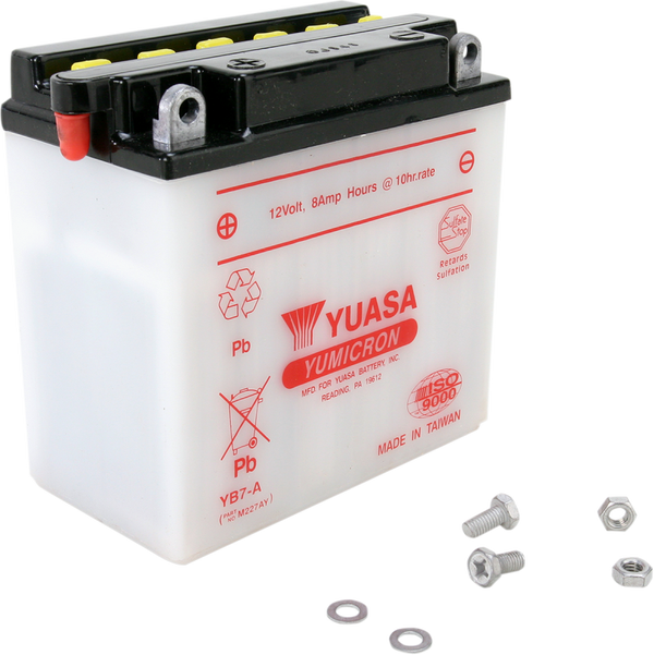 12V Battery / Accu YB7-A(DC) - YUASA - A-Quality