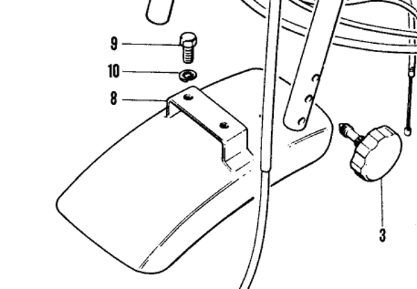 Suzuki Front Fender / Mudguard / Spatbord Voorzijde - MT50 - 53110-27000