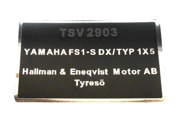 Yamaha FS1 Type plaatje model 77-79