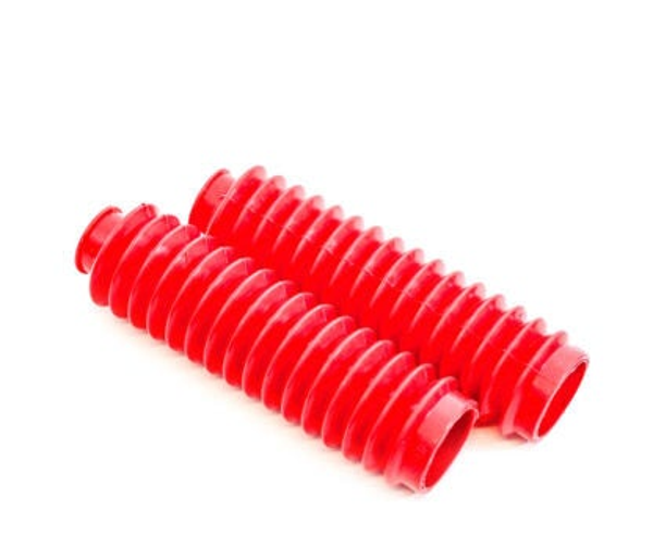 Yamaha Fork Rubber - Voorvorkrubbers Set - DT50MX - Red - 5M3-23191-00