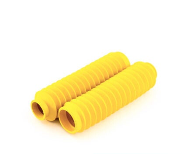 Yamaha Fork Rubber - Voorvorkrubbers Set - DT50MX - Yellow