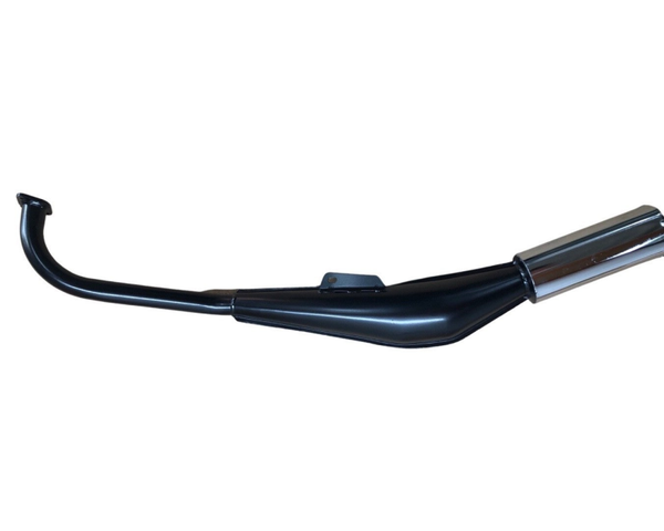 Tomos A35 A3 Uitlaatdemper+ bocht Zwart LIPNIK (28mm)