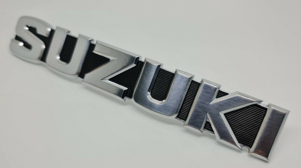 Suzuki Fuel Tank Emblem "SUZUKI" Type 3 - 68111-33001