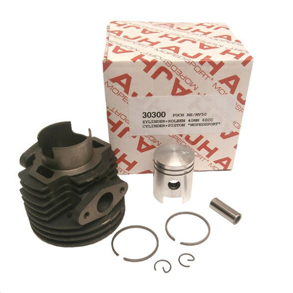 Puch Cilinder Kit 60cc/40mm (MS / MV) MOPEDSPORT