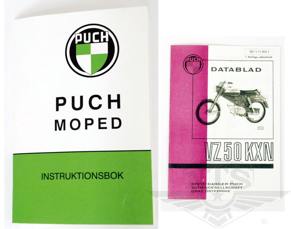 Owners Manual - Gebruikers handleiding - Puch VZ50-KXN - Swedish