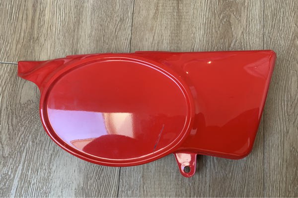 Suzuki TS50ER Frame Cover Right Red (New)