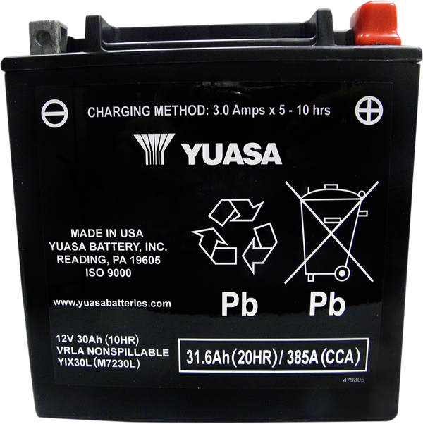 12V Battery / Accu YIX30L - YUASA - A-Quality