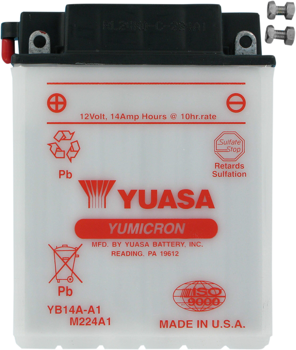 12V Battery / Accu YB14A-A1- YUASA - A-Quality