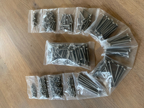 Suzuki Engine Bolt Set - Boutset Motorblok - Allen Bolts - GT/OR/TS/ZR - INOX/RVS