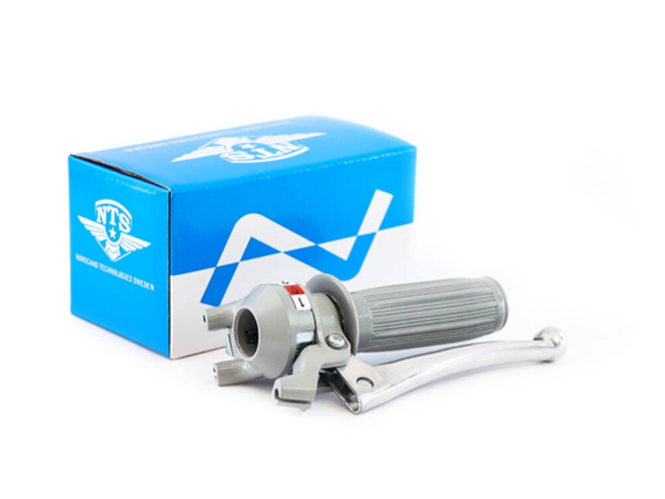 Gear Shift Handle Grey - Grey - 2 Gears - Type B - Hercules/Kreidler/Sachs/Zundapp