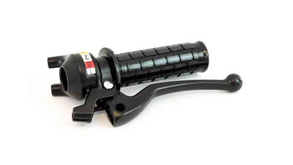 Gear Shift Handle Black - Black - 3 Gears - Type E -  Hercules /Kreidler/MCB