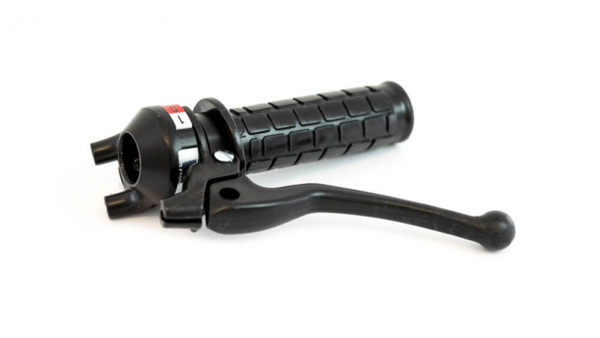 Gear Shift Handle Black - Black - 2 Gears - Type E -  Hercules /Kreidler/MCB